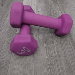 Dumbbell 3lbs Purple 