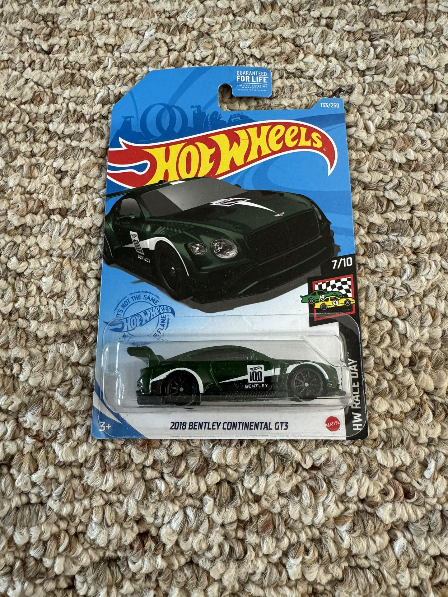 NEW Hot Wheels HW Race Day 133/(contact info removed) BENTLEY CONTINENTAL GT3 7/10