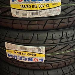 185/60/15 Set Of New Tires 