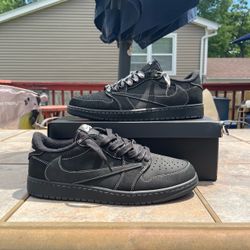 Jordan 1 Retro Low “Travis Scott Black Phantom” size 12