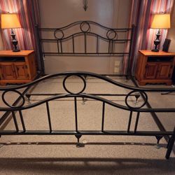 Metal King Bed Frame
