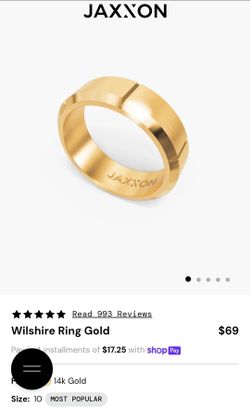 Jaxxon Gold Ring