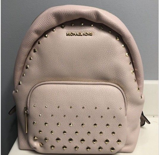 Michael KORS powder Blush Studded Backpack