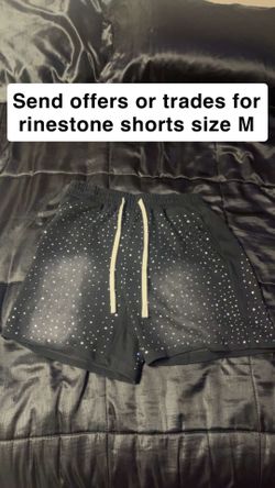 Rhinestone shorts size M