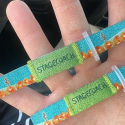GA SUNDAY STAGECOACH WRISTBANDS $175 EACH