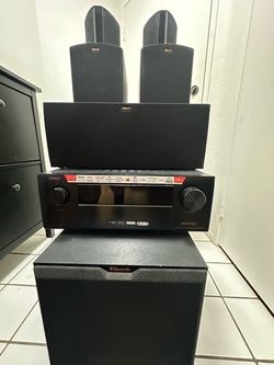 Denon AV Receiver with Klipsch Speaker System