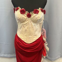 Women's Luminavenus Wild Rosa Corset Dress 