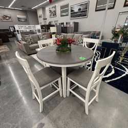 5 PC DINING TABLE SET