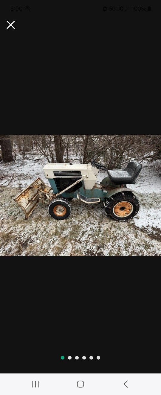 Sears Suburban SS12 With Plow And Snow Blower Attachment