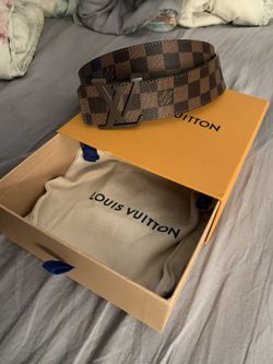 Brown Louis Vuitton Damier Belt