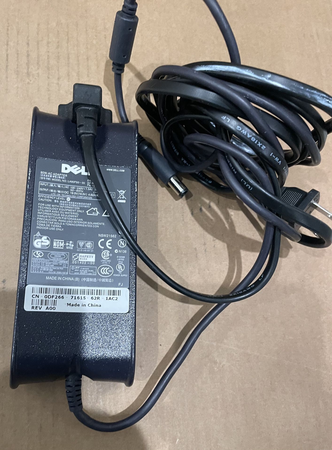 90W AC Power Cord Adapter Charger for Dell LA90PS0-00 Laptop