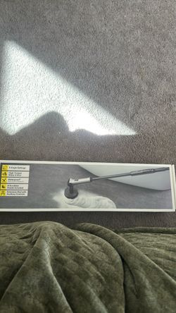 Electric Spin Scrubber with Extension Rod