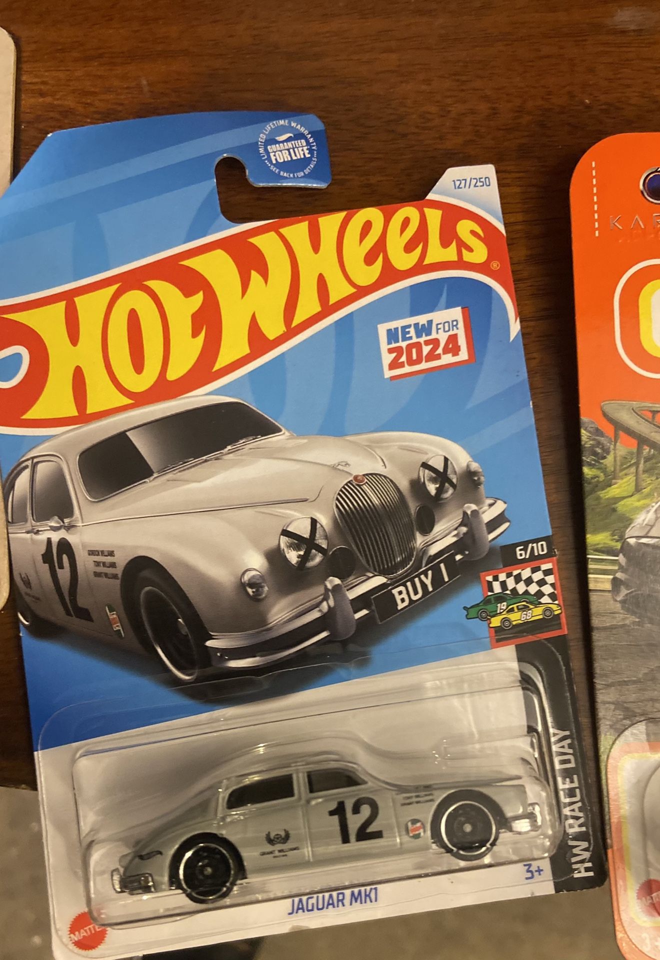 Hot Wheels Jaguar MK1 Gray #127 127/(contact info removed) HW Race Day