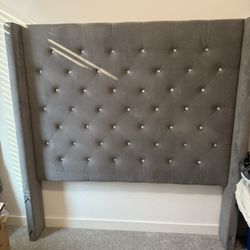 Queen size Bed Frame With The wood pieces