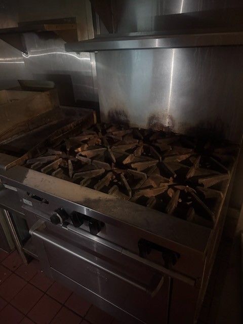 Six Burner Stove 6 Burner Oven PROPANE 36"