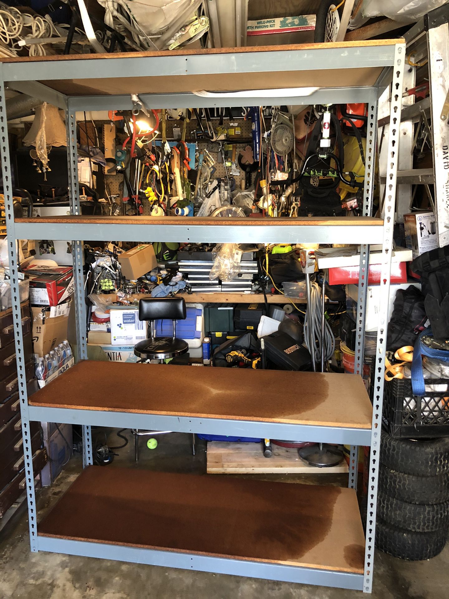 Heavy duty metal storage rack $120