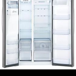 LG Side By Side Refrigerator 