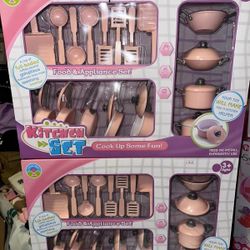 Kids Toy Kitchen Set