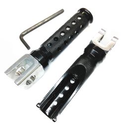 Black Front Foot Pegs Rest For Suzuki GSXR (contact info removed) Hayabusa GSX-R 1300R PN: MT216-014-BK