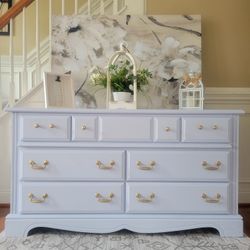 Blue Mist Long Dresser 