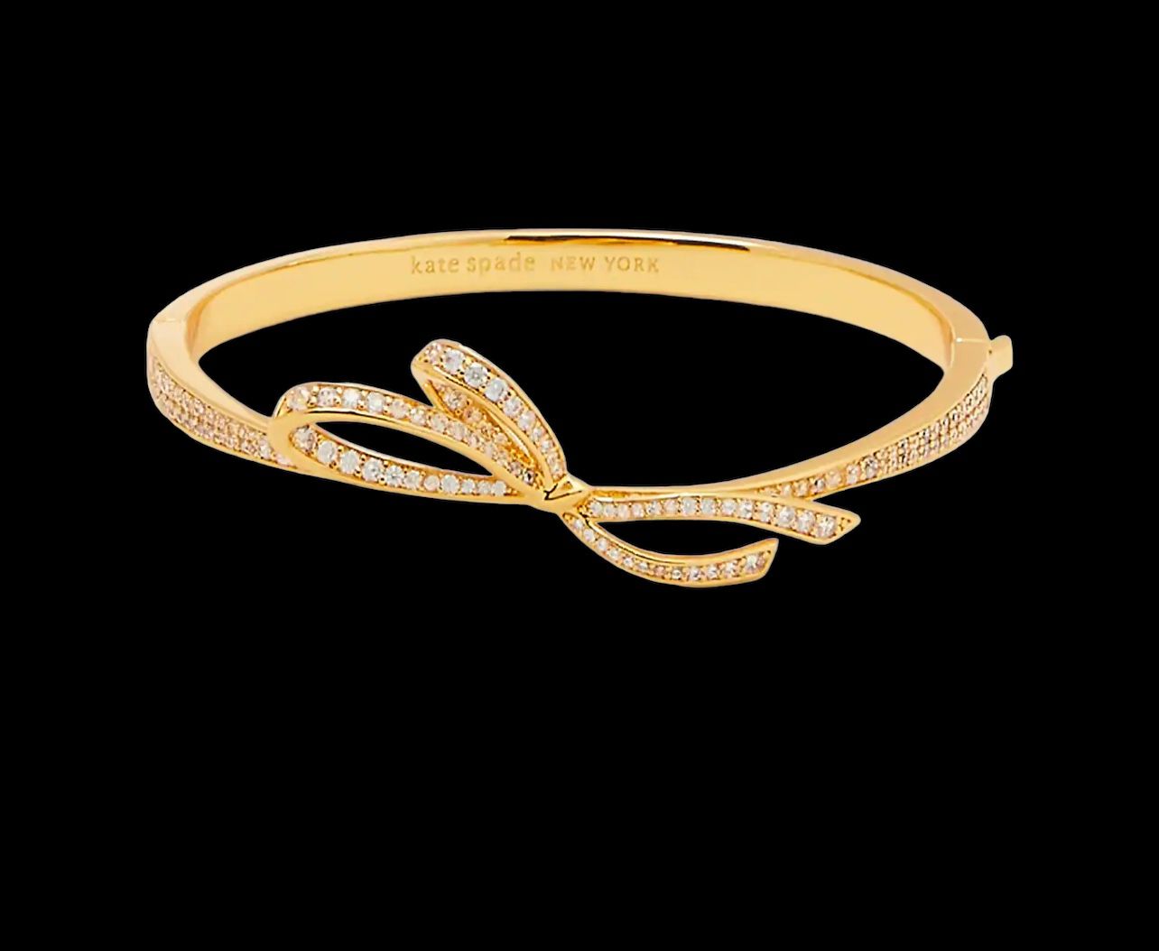 Kate Spade all tied up pave bangle bracelet