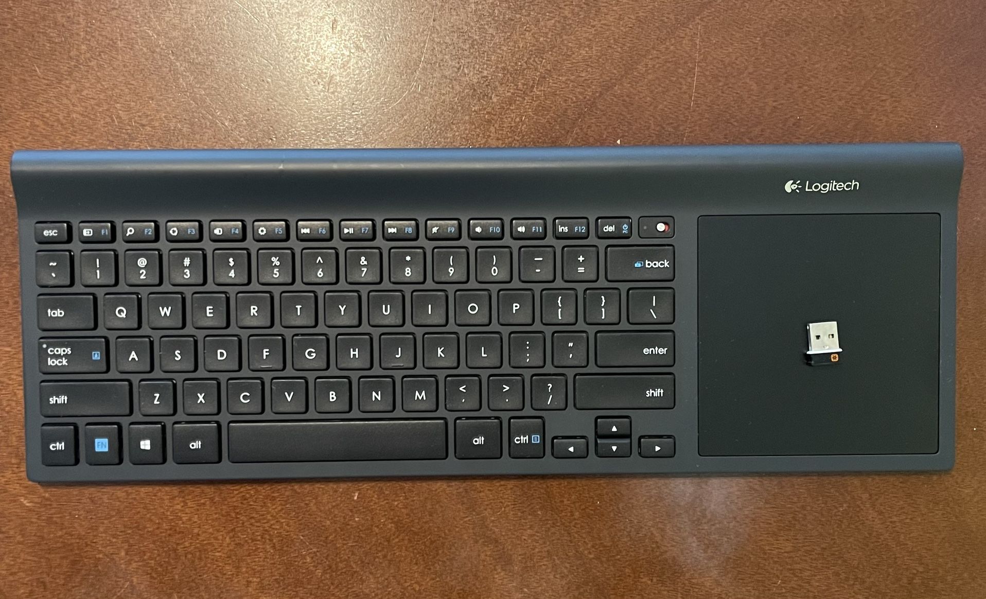 Logitech Keyboard With Built In Track Pad (pc)
