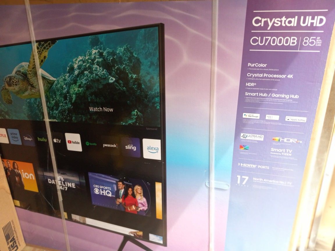 85" Samsung Smart TV Television