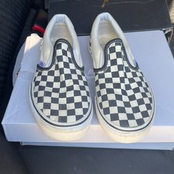 Checkered Vans Size 3