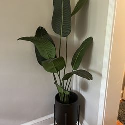 Fake Plant With Stand 
