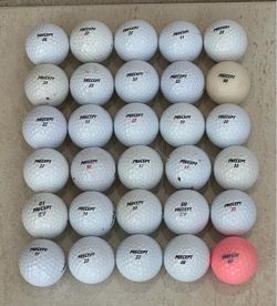 30 Precept Golf Balls – Used 3A/4A Condition