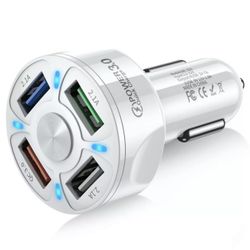 4 USB PD Type-C Car Charger 35W Fast Charge Adapter For iPhone 13 12 Pro Max