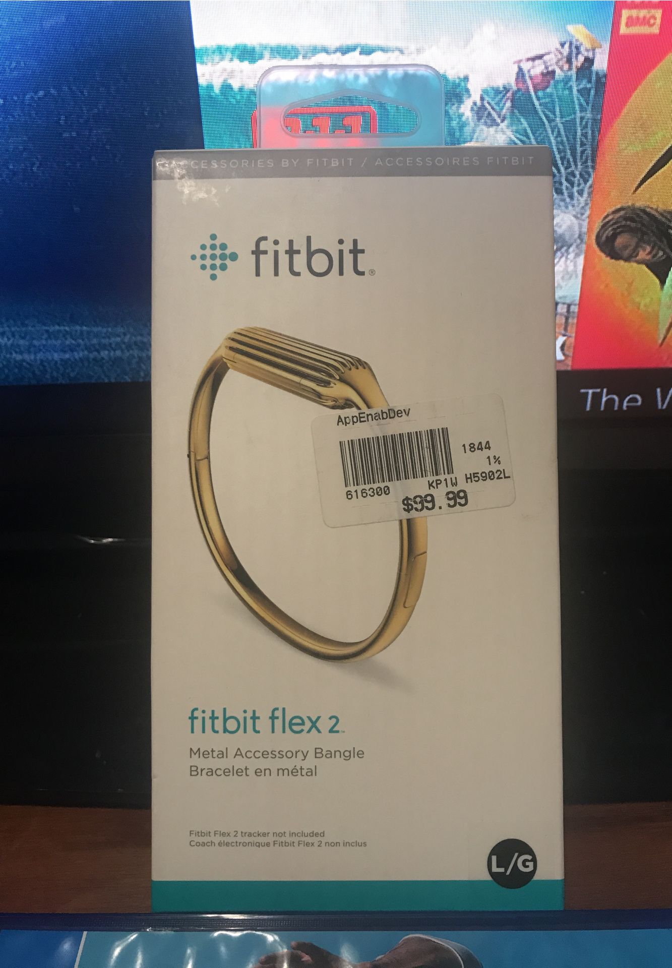 Fitbit Flex 2 - Gold Metal Band