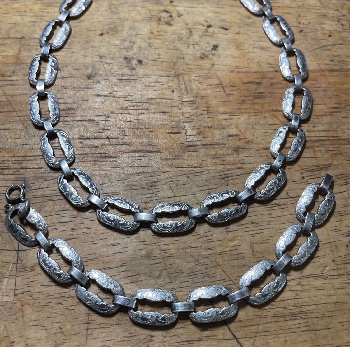 Tiffany & company silver chain And silver chain and bracelet