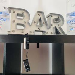 BAR - Illuminated Sign. Like new condition. Battery operated. 15.5” x 6”. Great bargain.