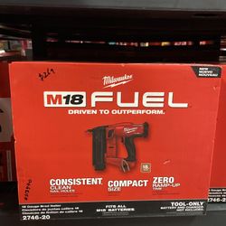 Milwaukee M18 FUEL 18-Volt Lithium-Ion Brushless Cordless Gen II 18-Gauge Brad Nailer (Tool-Only)