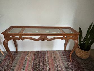 Mid century Console Table / entryway table