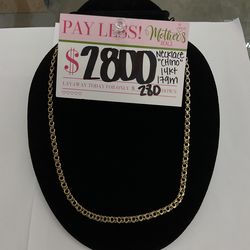 14kt chino necklace