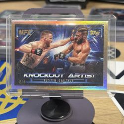 JUSTIN GAETHJE 2025 KNOCKOUT ARTIST 3/8