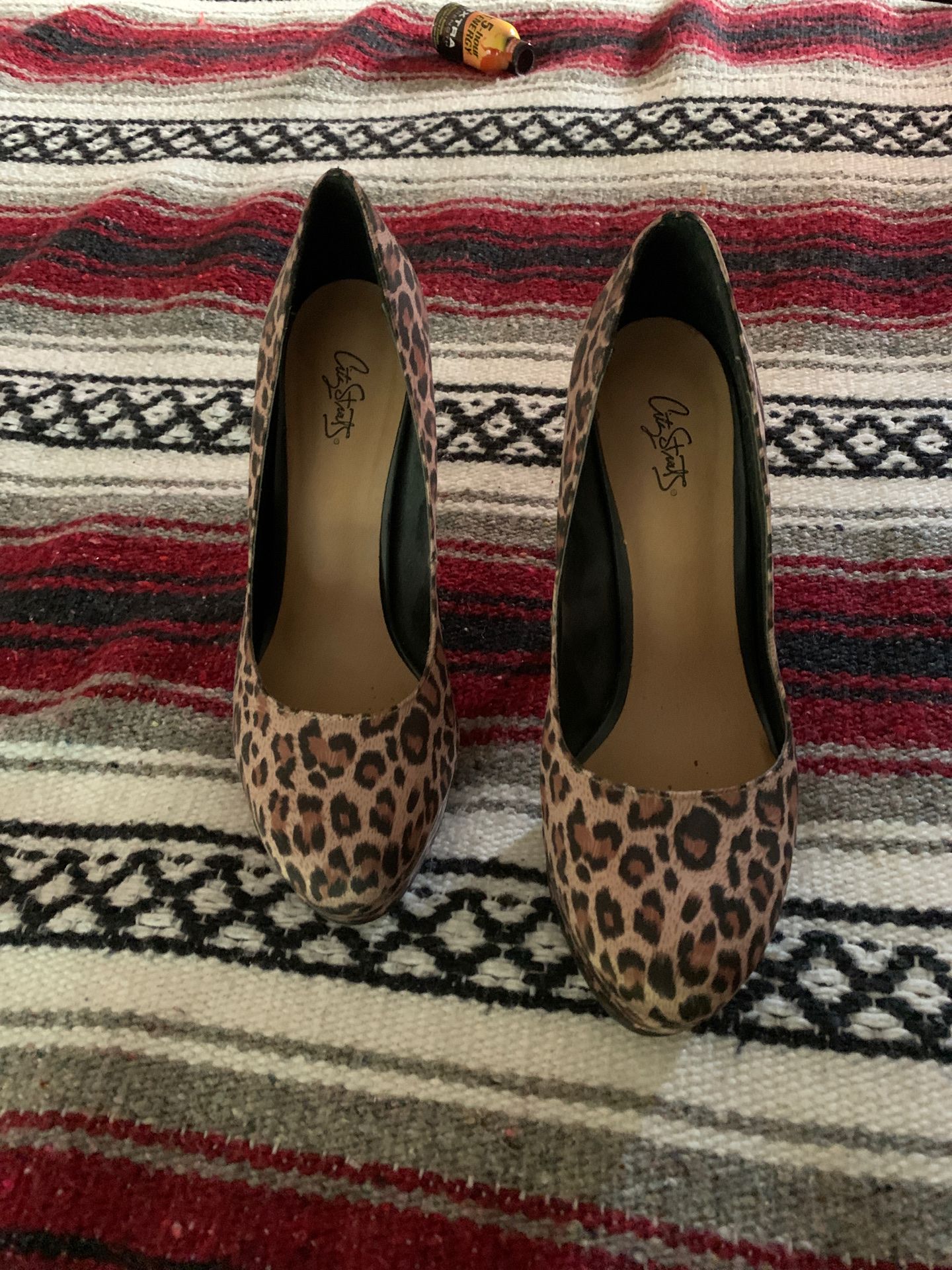 Leopard heels