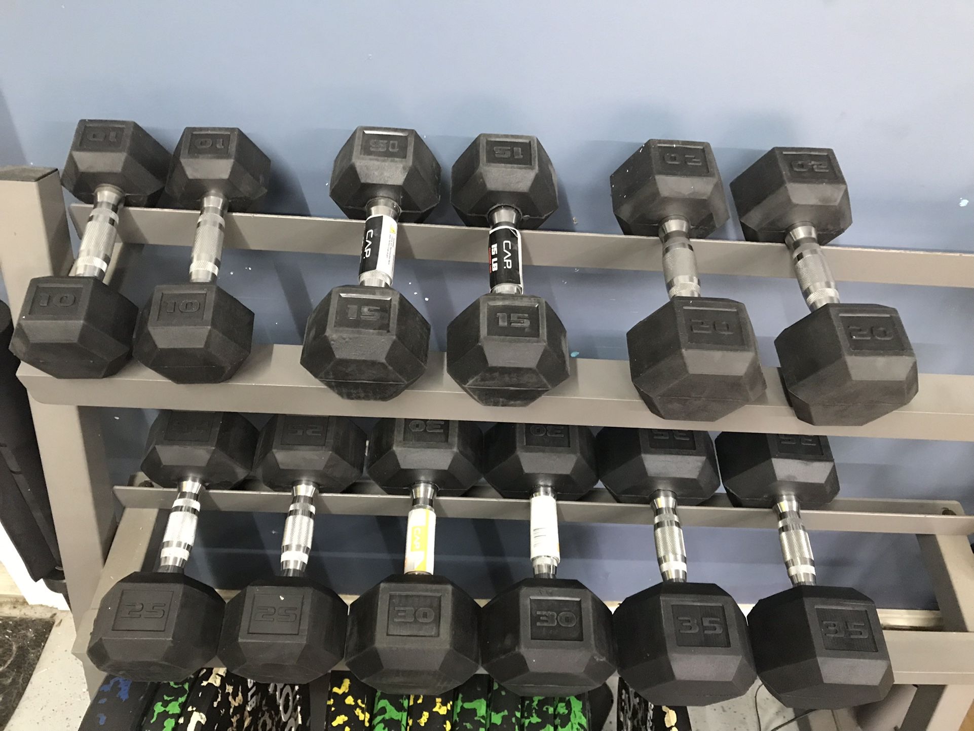 New cap dumbbells (rack not included) for Sale in San Antonio, TX OfferUp