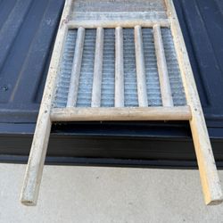 Antique Wooden Washboard