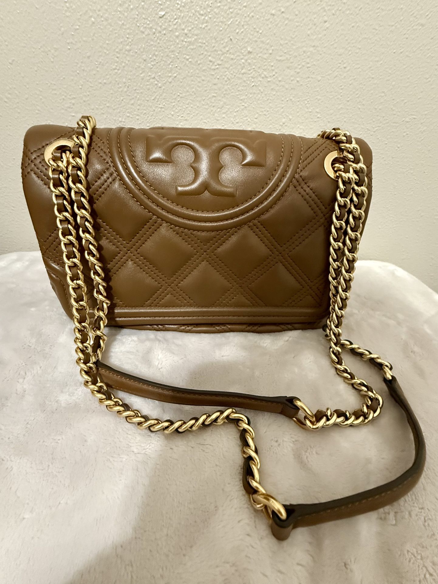 TORY BURCH - Quilted Leather “Fleming” Convertible Purse