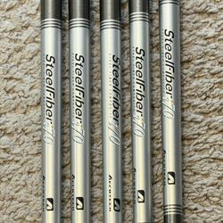 Aerotech Steel Fiber Graphite Iron Shafts i70g R .370”