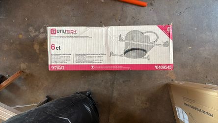 UtiliTech 6 Inch Recessed, Lighting, Housings