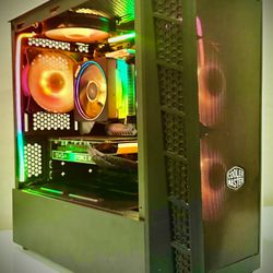 “Prism Forge” – RGB Airflow Gaming PC (RTX 2060 | Ryzen 5 3600 | 16GB RAM)