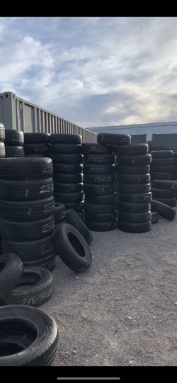 Used tires in most sizes ! We got more tires everyday