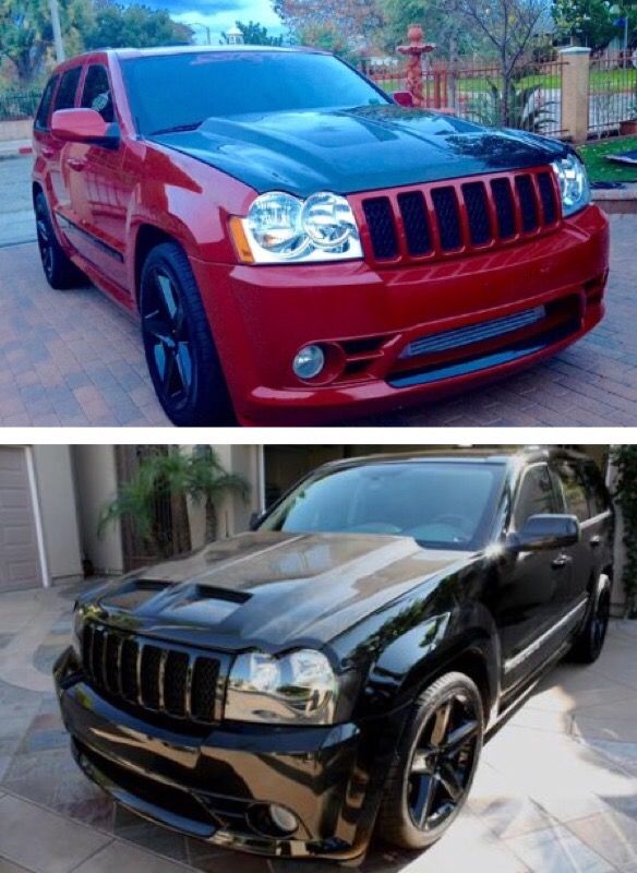 Carbon fiber or fiberglass srt8 jeep hoods