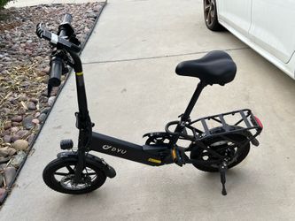 DYU E-bike, damaged