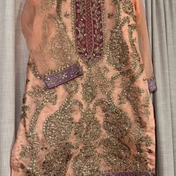 Pakistani Lehnga dress Large
