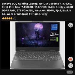 Lenovo Gaming laptop 